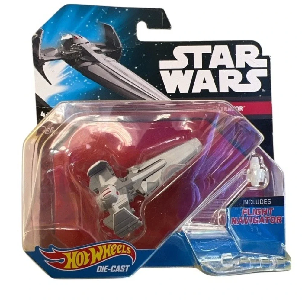 Lot‎ Of Two Disney Star Wars Hot Wheels Die Cast Collectibles